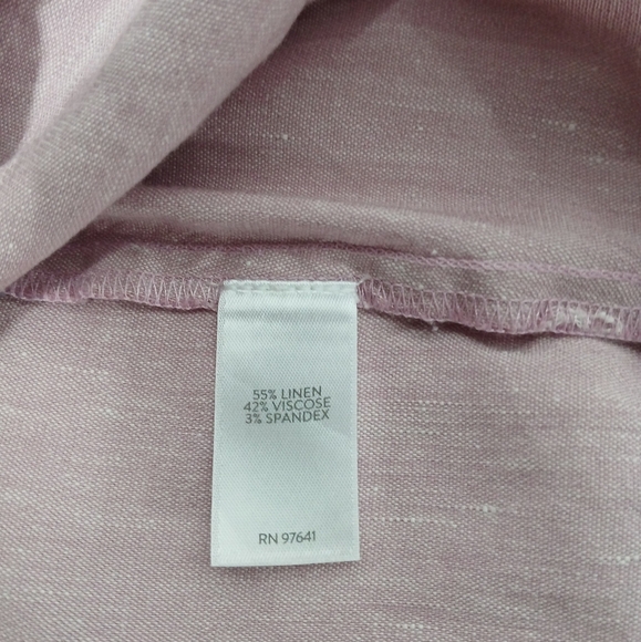 J.Jill Linen Stretch Ladies Ankle Pants. Size M - Picture 9 of 10